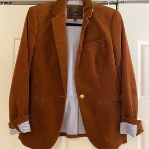 JCrew Campbell Blazer in Corduroy Suiting Jacket